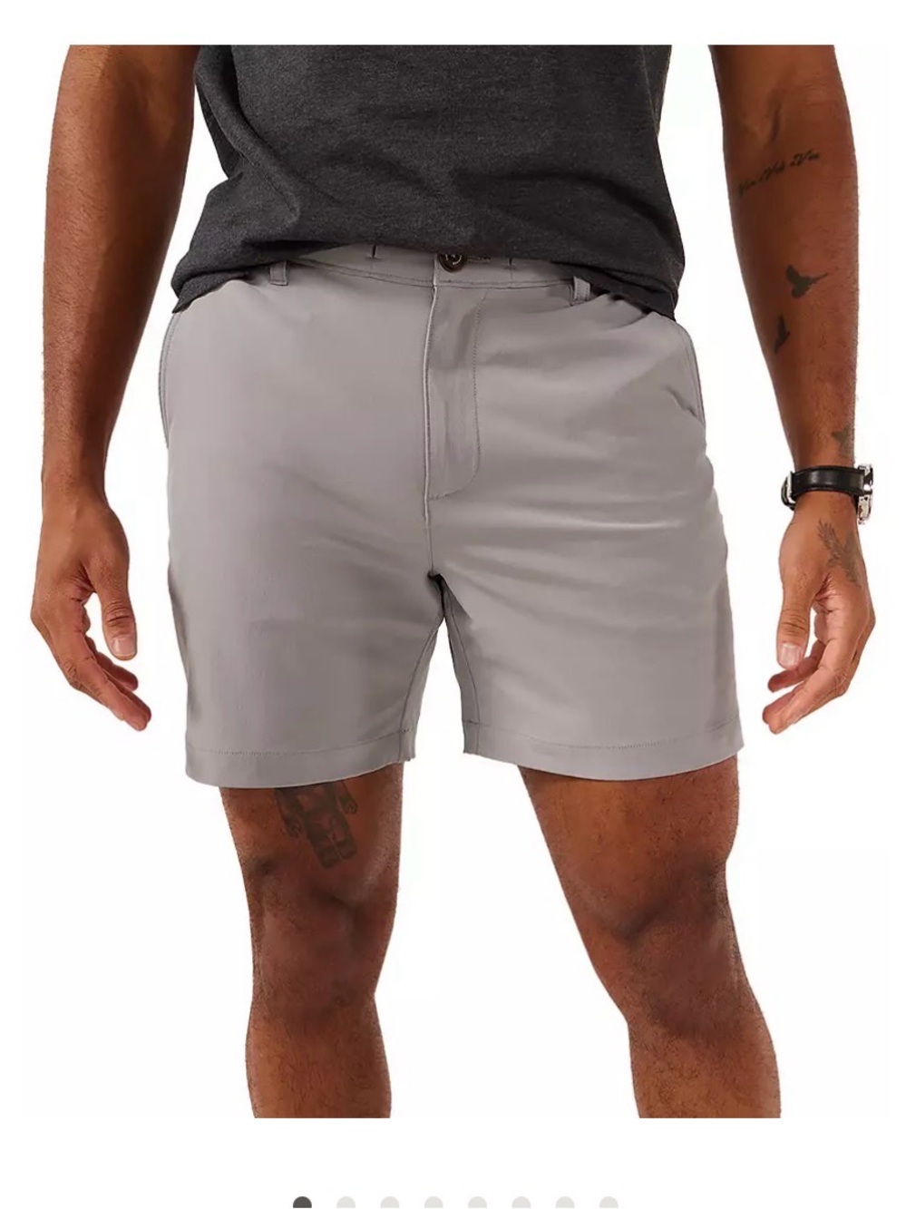 Chubbies Men’s Everywear 6” Performance Shorts Gray NWOT